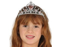 Tiara diadém Silver Princess - 1 db.