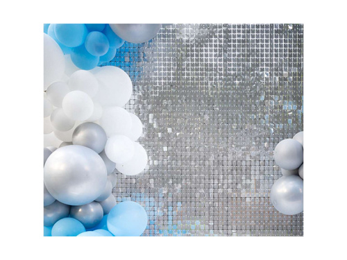 Dekoratív panel ezüst - 30 x 30 cm