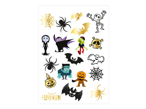 Szörnyek lemosható tetoválás - 19 db.