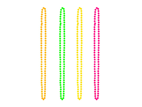 80-as évek stílusú nyaklánc szett - 4 darab.