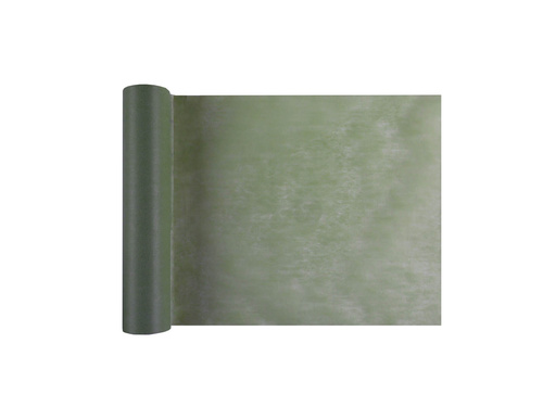 Nem szőtt asztali futó dekoráció - olíva - 30 cm x 10 m - 1 db.