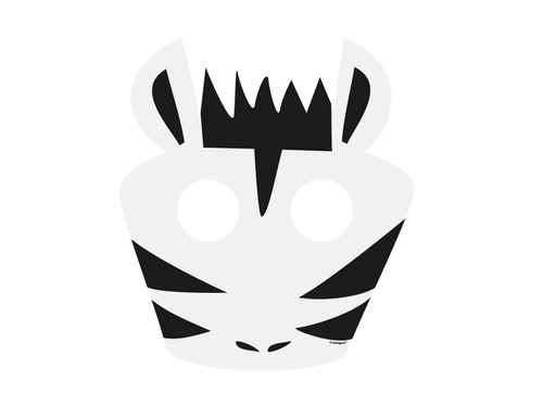 Maszkok a Safari készletből - 8 darab.