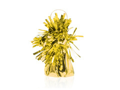 Fóliasúlyok héliummal töltött léggömbökhöz - arany - 145 g