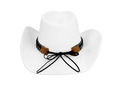 Django cowboy kalap fehér - 1 db.