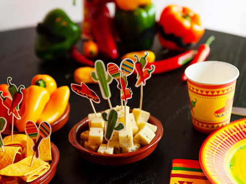 Papírpoharak Mexikó - 210 ml - 10 db.