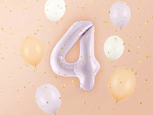 Fólialufi lila 4-es lufi - 72 cm - 1 db.