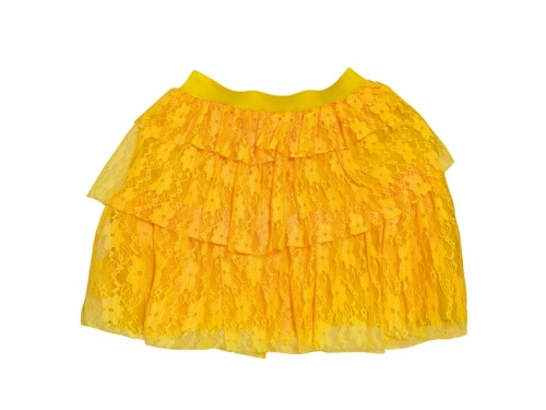 Csipke szoknya neonsárga