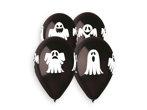 Szellem latex lufi - 33 cm - 5 db.