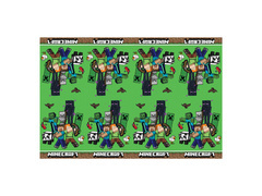 Minecraft születésnapi terítő - 120 x 180 cm - 1 db.