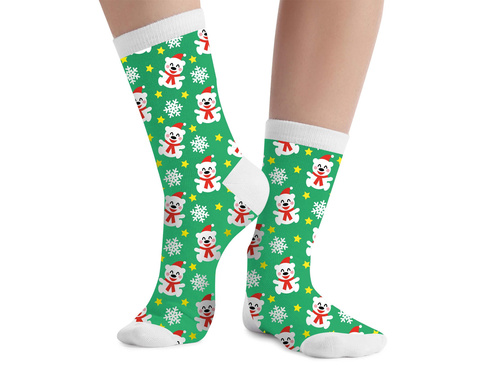 Karácsonyi gyermek jegesmedve zokni - 1 pár