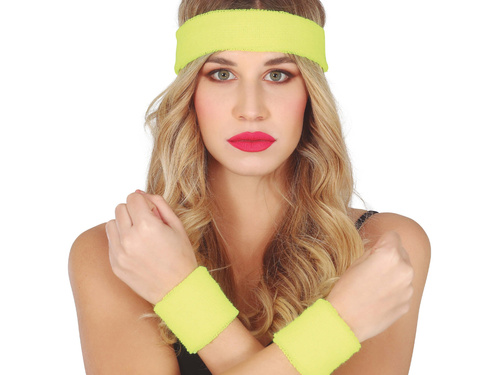 80-as évek diszkó sárga karszalagok - 3 db.