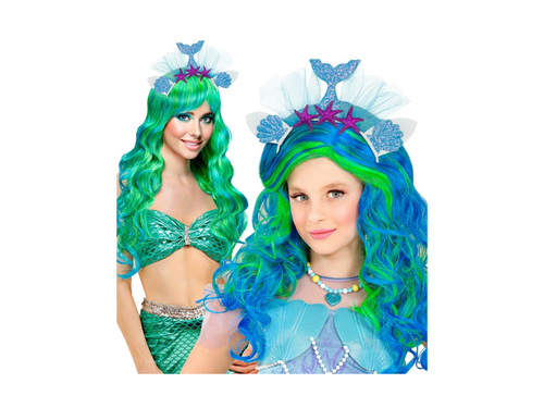 Kék sellő hajpánt