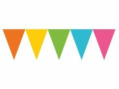 Többszínű zászló banner - 450 cm - 1 db.