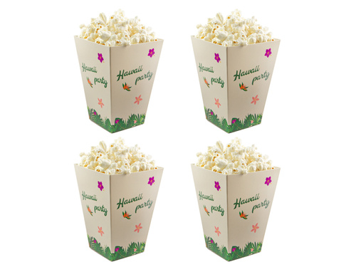 Hawaii Party popcorn dobozok - 6 db.