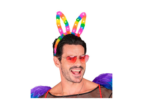 Világító szivárványos nyúlfülek