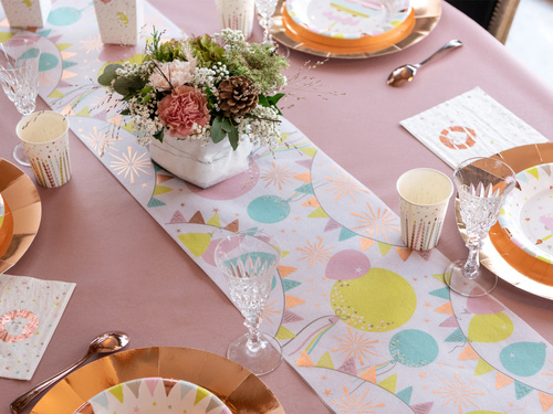 Papírpoharak Boldog születésnapot gyertyák - 270 ml - 10 db.