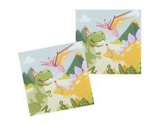 Dino Party születésnapi szalvéták - 33 cm - 20 db.