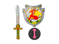 Sárkánylovag készlet - habkard és pajzs