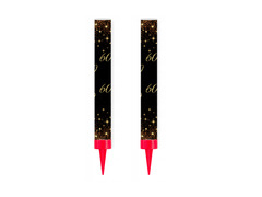 Szikrázó tortaszökőkút 60. születésnapra - 12 cm - 2 db.