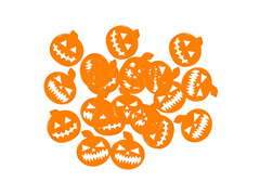 Halloween tök konfetti - 30 db.