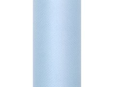 Egyszínű kék tüll - 30 cm x 9 méter - 1 db.