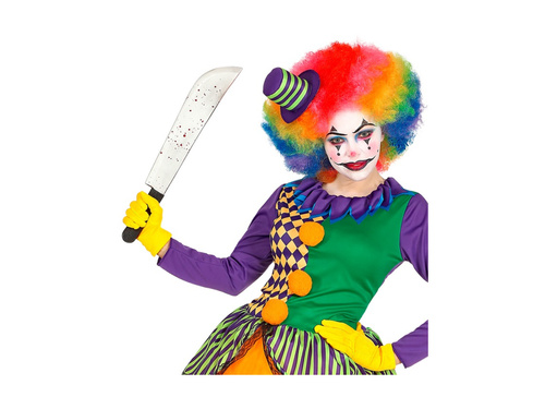 Vérfoltos műanyag machete - 52 cm