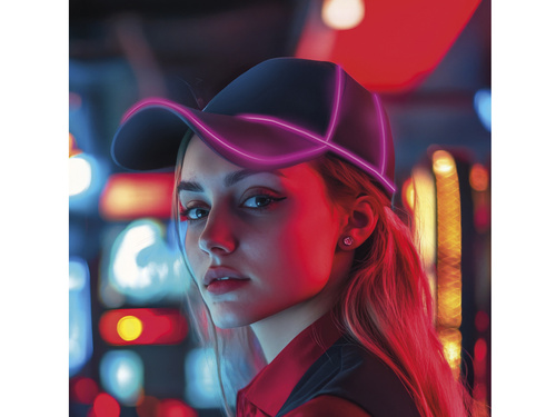 LED rózsaszín sapka - 1 db.