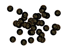 Konfetti Sparkling na czterdzieste urodziny - 36 szt.