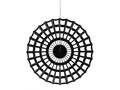 Függő rozetta dekoráció Pókháló - 50 cm - 1 db.
