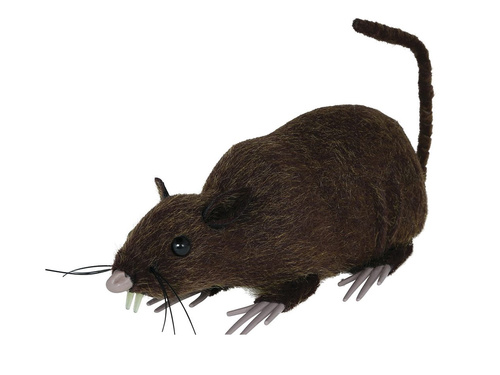 Halloween patkány - 15 cm - 1 db.