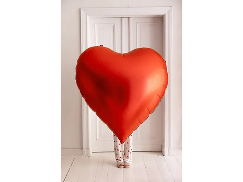 Fólialufi Szív piros XXL - 136 x 129 cm - 1 db.