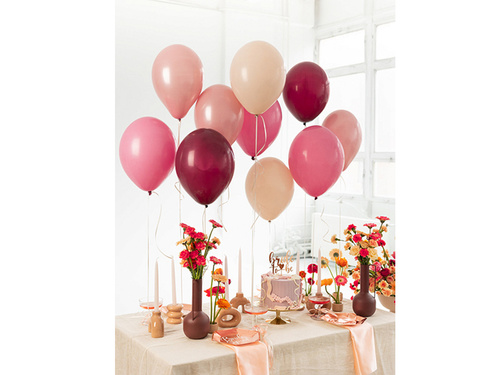 Készlet latex lufi rózsaszín - 10 db.