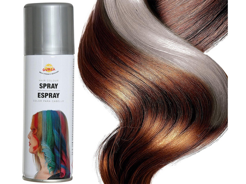 Mosható pasztell hajspray 125 ml - ezüst