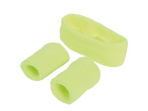 80-as évek diszkó sárga karszalagok - 3 db.