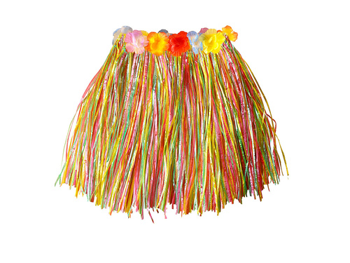 Hawaii rövid szoknya többszínű - 45 cm - 1 db.