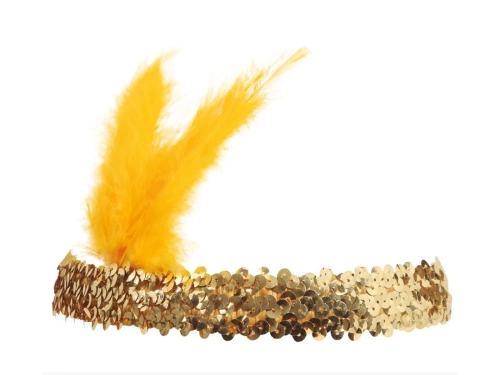 Retro arany tollas fejpánt - 1 db.