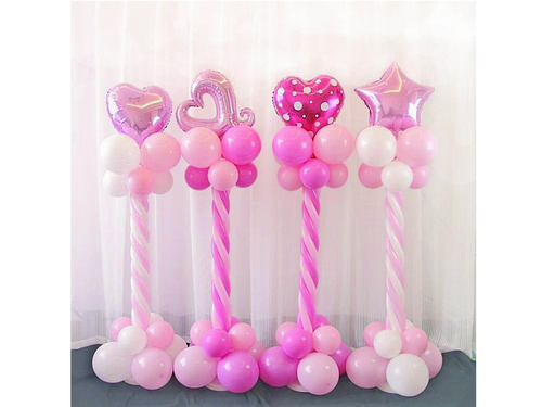 Oszlopos állvány léggömbökhöz - 154 cm - 1 db.