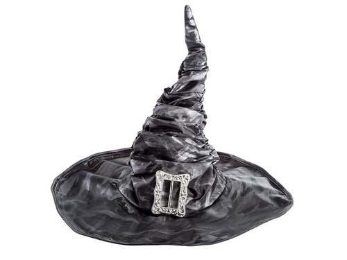 Boszorkánysapka szürke Halloweenre - 1 db.