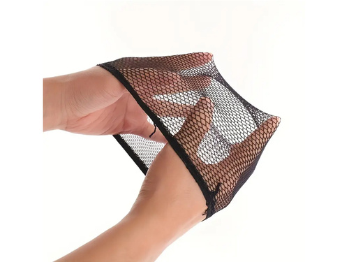 Fekete parókasapka - 1 db.