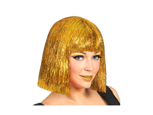 Csillogó Vegas arany paróka