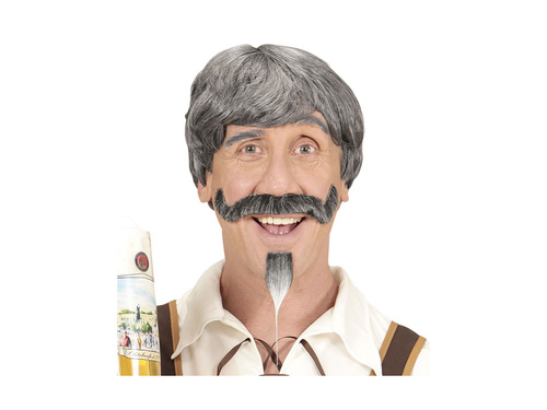 Bajor paróka bajusszal és kecskeszakállal