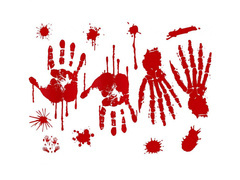 Vérfolt matricák -1 op.