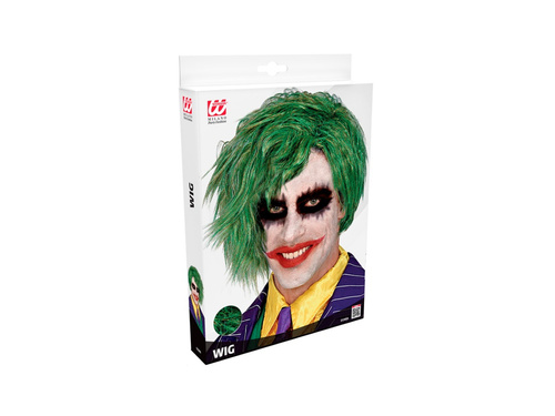 Rossz bohóc paróka egy dobozban