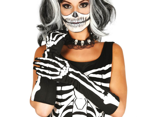 Csontváz kesztyű - 40 cm - 1 pár