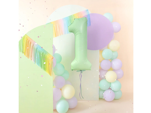 Fólia lufi pisztácia szám 1 - 100 cm - 1 db.