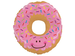 Fánk rózsaszín fólialufi - 67x65 cm - 1 db.