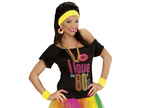 Disco 80-as évek neonsárga karszalagok - 3 db.