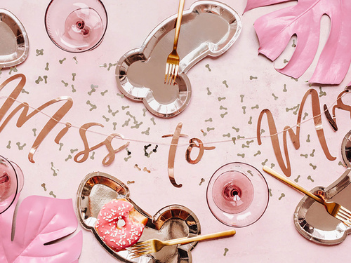 Same penis forever rózsaarany tányérok - 26,5 cm - 6 db.