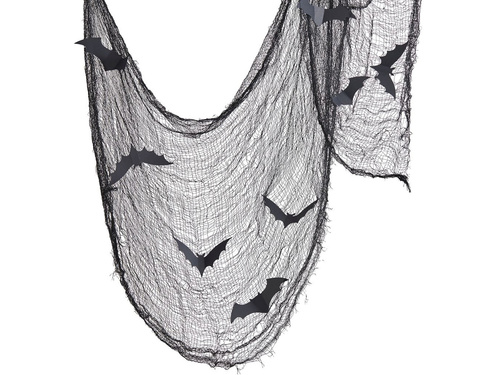 Fekete Halloween háló - ?? cm - 1 db.