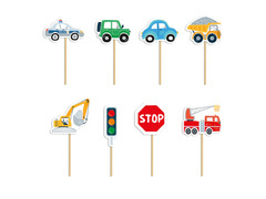 Süti szedő Auta - 8 db.